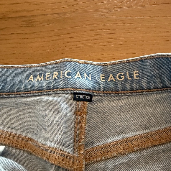 AE stretch barrel jeans Sz 8 short - Picture 4 of 14